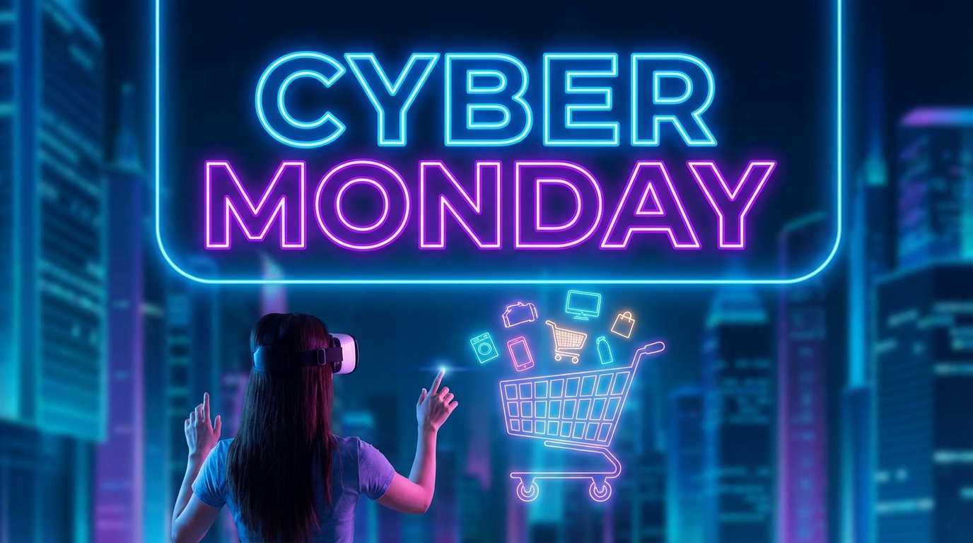 Virtual shopping on Cyber Monday